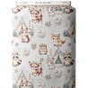 Tissu coton Les Amis des Bois Boho Mercerie des Princesses