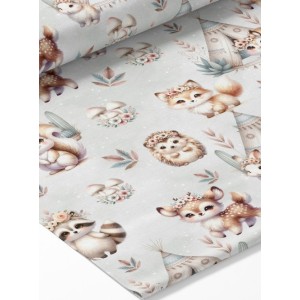  Tissu coton Les Amis des Bois Boho Mercerie des Princesses