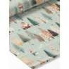  Tissu coton imprimé La Forêt du Père Noël - Certifié Oeko-Tex® Mercerie des Princesses