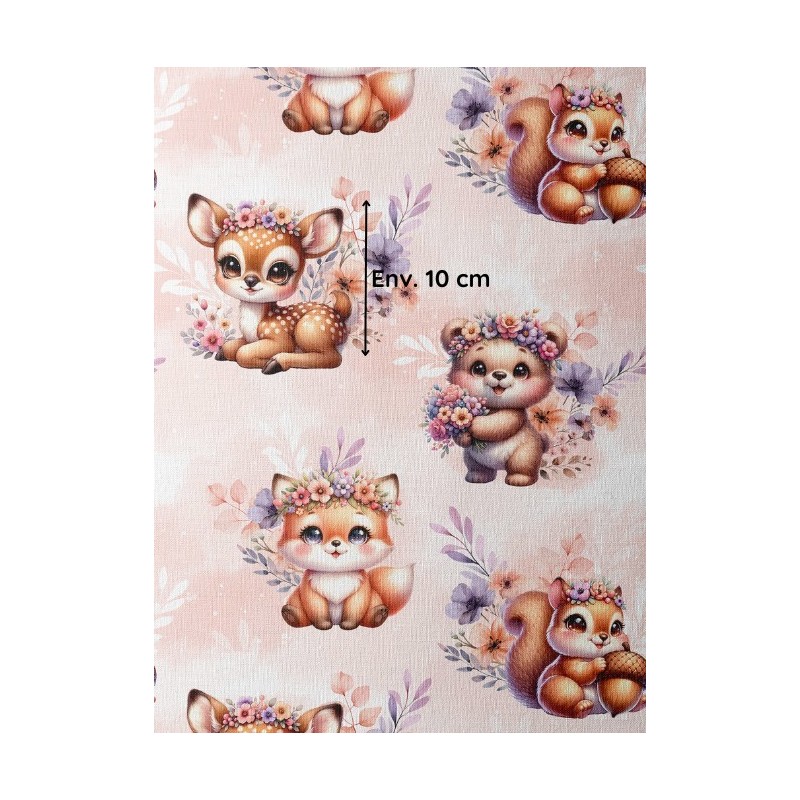 Tissu coton Enchanted Forest Mercerie des Princesses