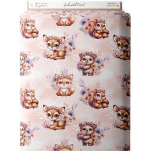  Tissu coton Enchanted Forest Mercerie des Princesses