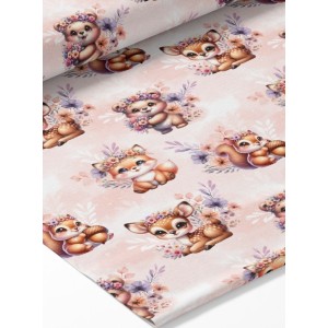  Tissu coton Enchanted Forest Mercerie des Princesses