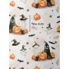  Tissu coton imprimé Citrouilles Party - Certifié Oeko-Tex® Mercerie des Princesses