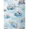  Tissu coton imprimé pour enfants Les animaux de L'arctique - Certifié Oeko-Tex® Mercerie des Princesses