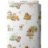  Tissu coton imprimé pour enfants Ma petite ferme - Certifié Oeko-Tex® Mercerie des Princesses
