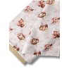  Tissu coton imprimé pour enfants Woodland Vieux Rose - Certifié Oeko-Tex® Mercerie des Princesses