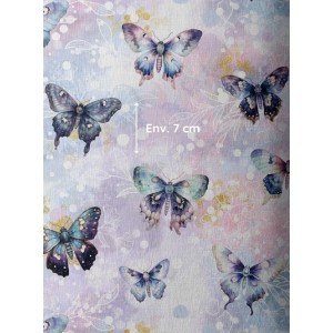  Tissu coton imprimé pour enfants Papillons - Certifié Oeko-Tex® Mercerie des Princesses