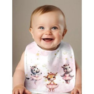 Coupon Bavoir Ballerine – Bébé 3-12 mois – Coton Oeko-Tex® à coudre soi-même