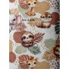 Tissu coton imprimé pour enfants Savane Safari  - Certifié Oeko-Tex® Mercerie des Princesses