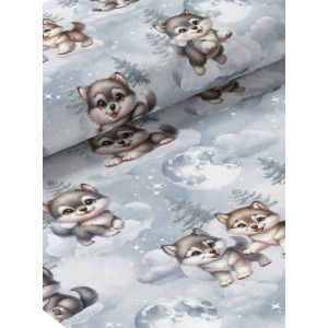  Tissu coton Baby Wolf - Certifié Oeko-Tex® Mercerie des Princesses