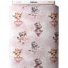 Tissu coton imprimé pour enfants Ballerine - Certifié Oeko-Tex® Mercerie des Princesses