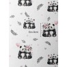  Tissu coton imprimé pour enfants Panda & Coeur - Certifié Oeko-Tex® Mercerie des Princesses