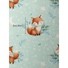  Tissu coton imprimé pour enfants Petits Renards- Certifié Oeko-Tex® Mercerie des Princesses