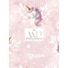  Tissu coton imprimé pour enfants Licorne Rose- Certifié Oeko-Tex® Mercerie des Princesses