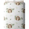 Tissu coton imprimé pour enfants Hérisson- Certifié Oeko-Tex® Mercerie des Princesses