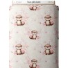 Tissu coton imprimé pour enfants Douces Petites Loutres- Certifié Oeko-Tex® Mercerie des Princesses