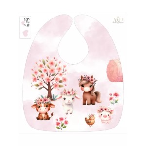 Coupon Bavoir Ferme Fleurie...