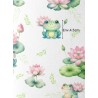  Tissu coton imprimé pour enfants Grenouille & Nénuphar  - Certifié Oeko-Tex® Mercerie des Princesses