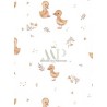  Tissu coton imprimé pour enfants Petits Canards  - Certifié Oeko-Tex® Mercerie des Princesses