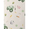 Tissu coton imprimé pour enfants Tracteurs dans les champs  - Certifié Oeko-Tex® Mercerie des Princesses