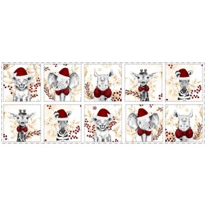 Panneau Lingettes Savane de Noel