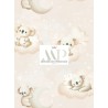  Tissu coton imprimé pour enfants Petits Koalas Beige- Certifié Oeko-Tex® Mercerie des Princesses