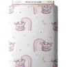 Tissu coton imprimé pour enfants Mouton sur son nuage- Certifié Oeko-Tex® Mercerie des Princesses
