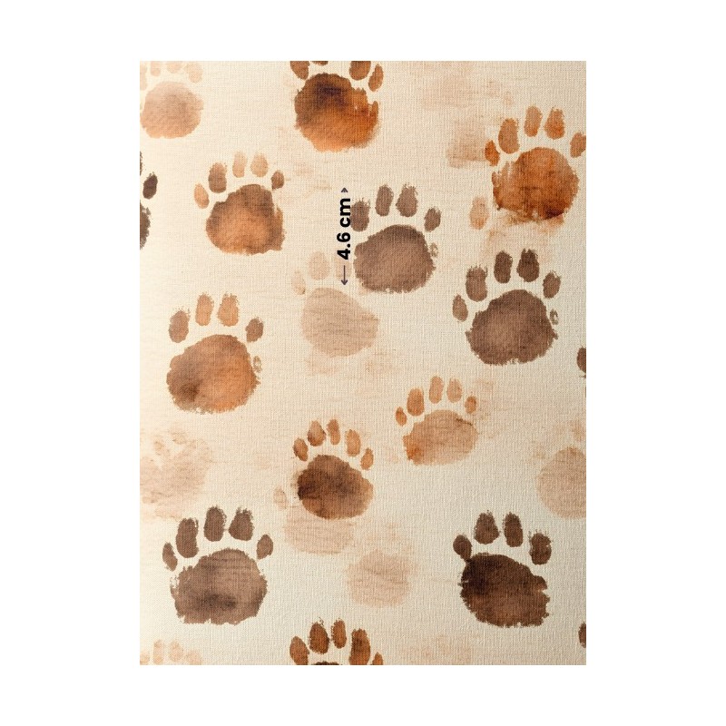 Tissu coton imprimé pour enfants Esprit De La Savane  - Certifié Oeko-Tex® Mercerie des Princesses