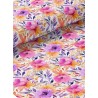  Tissu coton imprimé Fleurs D'été - Certifié Oeko-Tex® Mercerie des Princesses