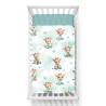  Tissu coton imprimé pour enfants Bébé Girafe Pastel Vert D'Eau - Certifié Oeko-Tex® Mercerie des Princesses