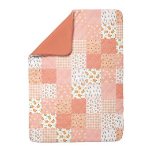  Tissu coton imprimé Patchwork Pêche - Certifié Oeko-Tex® Mercerie des Princesses