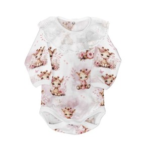  Tissu coton imprimé pour enfants Bébé Girafe Pastel Vieux Rose - Certifié Oeko-Tex® Mercerie des Princesses