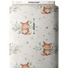 Tissu coton imprimé Renarde et son petit - Certifié Oeko-Tex® Mercerie des Princesses