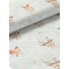  Tissu coton imprimé Forêt Poétique Vert - Certifié Oeko-Tex® Mercerie des Princesses