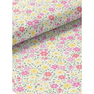  Tissu coton imprimé Fleuri Bucolique - Certifié Oeko-Tex® Mercerie des Princesses