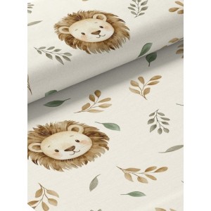  Tissu coton imprimé Roar - Certifié Oeko-Tex® Mercerie des Princesses