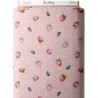  Tissu coton imprimé Strawberry - Certifié Oeko-Tex® Mercerie des Princesses