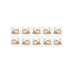 Coupons Lingettes Sieste Tropicale coton imprimé à réaliser soi-même  - Certifié Oeko-Tex®