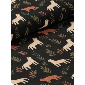  Tissu au mètre "Léopards" – Coton Oeko-Tex Mercerie des Princesses