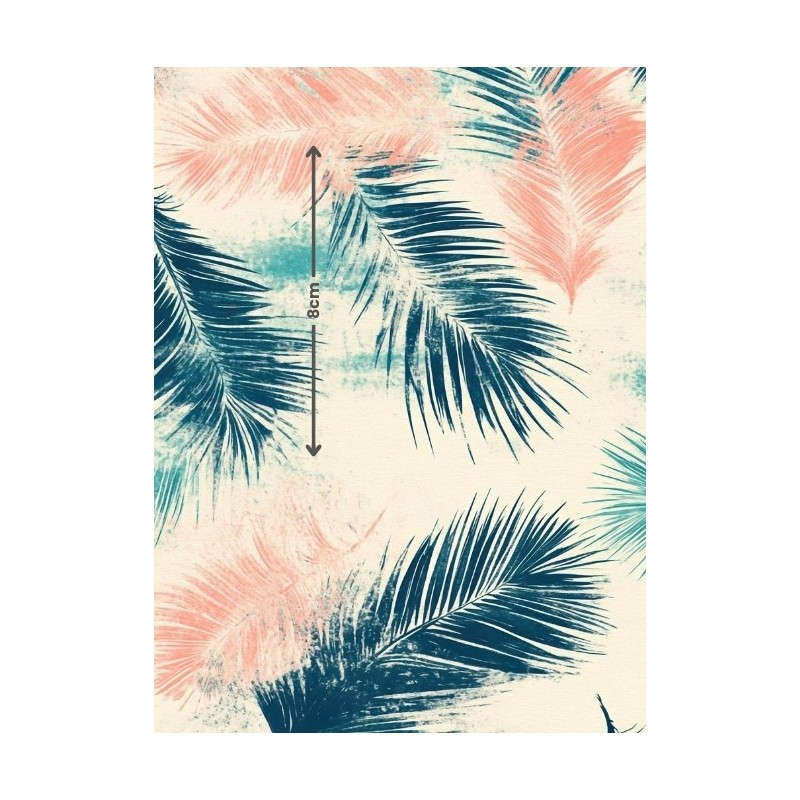 Tissu au mètre "Plumes" – Coton Oeko-Tex Mercerie des Princesses