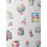  Tissu coton imprimé pour enfants Ecole Rentrée Scolaire - Certifié Oeko-Tex® Mercerie des Princesses