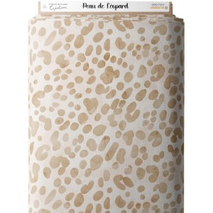 Tissu coton imprimé pour enfants Peau De Léopard  - Certifié Oeko-Tex® Mercerie des Princesses