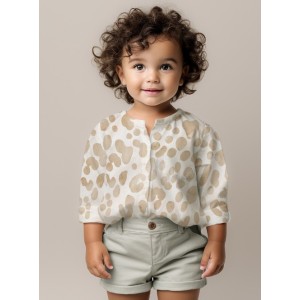  Tissu coton imprimé pour enfants Peau De Léopard  - Certifié Oeko-Tex® Mercerie des Princesses