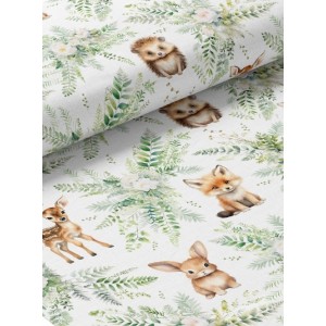  Tissu coton imprimé pour enfants Merveilles De La Forêt - Certifié Oeko-Tex® Mercerie des Princesses
