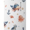  Tissu coton imprimé pour enfants Les Animaux Marins - Certifié Oeko-Tex® Mercerie des Princesses