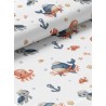  Tissu coton imprimé pour enfants Les Animaux Marins - Certifié Oeko-Tex® Mercerie des Princesses