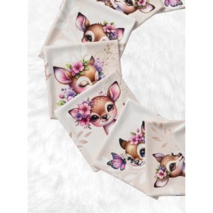 Panneau Lingettes Bébé Faon Pastel