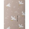  Tissu coton imprimé pour enfants Oies Fond Beige - Certifié Oeko-Tex® Mercerie des Princesses