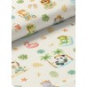  Tissu coton imprimé pour enfants Jungle Holidays - Certifié Oeko-Tex® Mercerie des Princesses
