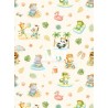  Tissu coton imprimé pour enfants Jungle Holidays - Certifié Oeko-Tex® Mercerie des Princesses